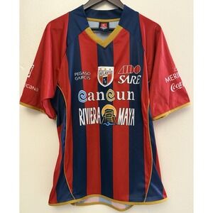 Atlante FC Soccer Jersey Football Club Mexico Pegaso Garcis SS Shirt Mens Size L
